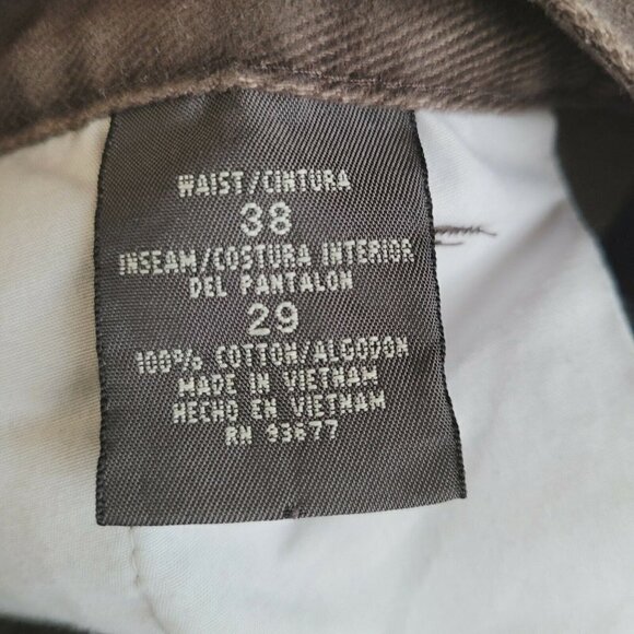 St. John's Bay Men's Colored Jeans Brown 38x29 Mature Men Vintage Thick Cotton - Picture 7 of 8